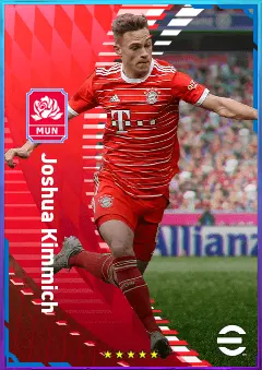 Joshua Kimmich eFootball 2026 player card, 86 OVR DMF