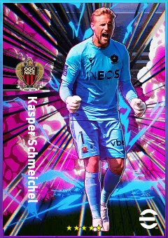 Kasper Schmeichel eFootball 2026 player card, 80 OVR GK
