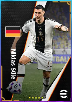 Niklas Süle eFootball 2026 player card, 83 OVR CB