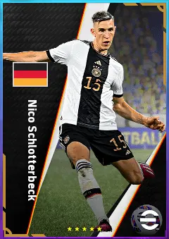 Nico Schlotterbeck eFootball 2026 player card, 84 OVR CB