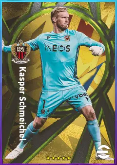 Kasper Schmeichel eFootball 2026 player card, 81 OVR GK