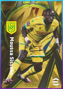 Moussa Sissoko eFootball 2026 player card, 76 OVR CMF