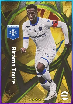 Birama Touré eFootball 2026 player card, 75 OVR DMF