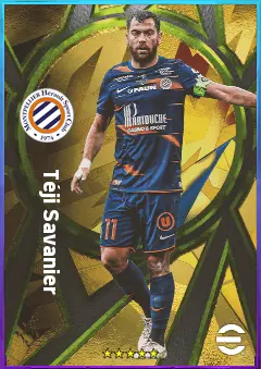 Téji Savanier eFootball 2026 player card, 80 OVR AMF