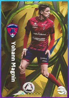 Yohann Magnin eFootball 2026 player card, 74 OVR DMF