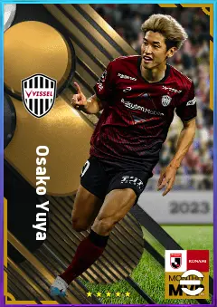 Osako Yuya eFootball 2026 player card, 75 OVR CF