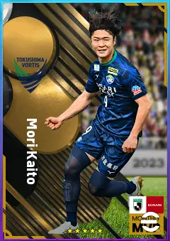 Mori Kaito eFootball 2026 player card, 70 OVR CF