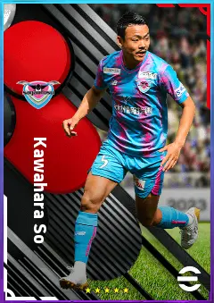 Kawahara So eFootball 2026 player card, 70 OVR CMF