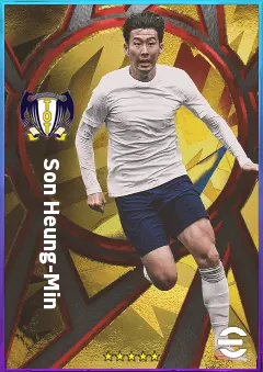 Son Heung-Min eFootball 2026 player card, 85 OVR LWF