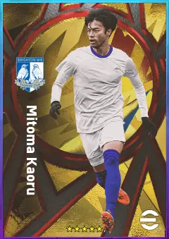 Mitoma Kaoru eFootball 2026 player card, 80 OVR LMF