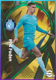 Phil Foden eFootball 2026 player card, 84 OVR LWF