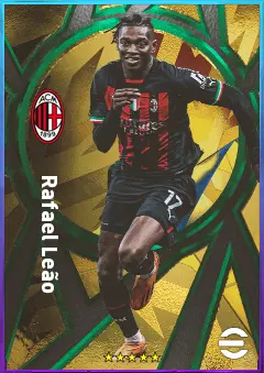 Rafael Leão eFootball 2026 player card, 84 OVR LWF