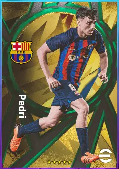 Pedri eFootball 2026 player card, 85 OVR CMF
