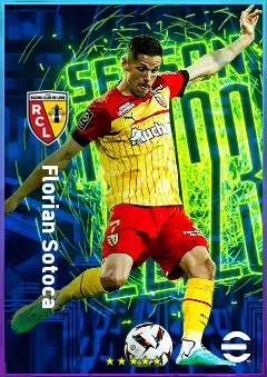 Florian Sotoca eFootball 2026 player card, 77 OVR CF