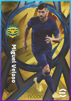 Miguel Veloso eFootball 2026 player card, 78 OVR DMF