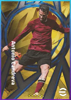Antonio Candreva eFootball 2026 player card, 78 OVR RMF