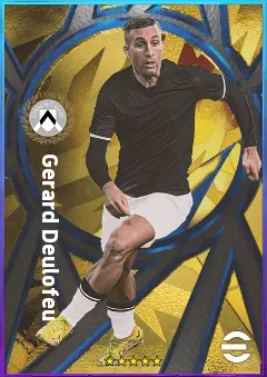 Gerard Deulofeu eFootball 2026 player card, 80 OVR CF