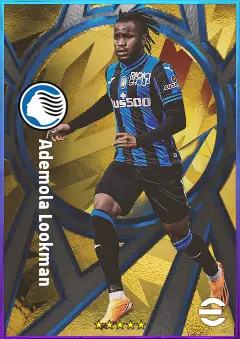 Ademola Lookman eFootball 2026 player card, 81 OVR SS