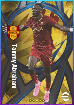 Tammy Abraham eFootball 2026 player card, 83 OVR CF