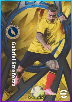Gabriel Strefezza eFootball 2026 player card, 79 OVR RWF