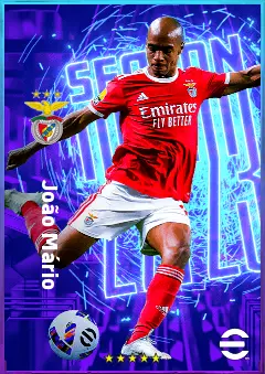 João Mário eFootball 2026 player card, 80 OVR AMF