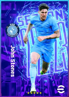 John Stones eFootball 2026 player card, 82 OVR CB