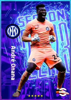André Onana eFootball 2026 player card, 83 OVR GK
