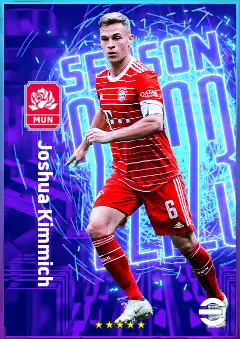 Joshua Kimmich eFootball 2026 player card, 85 OVR DMF