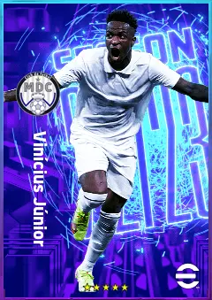Vinícius Júnior eFootball 2026 player card, 85 OVR LWF