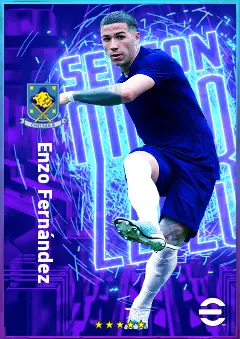 Enzo Fernández eFootball 2026 player card, 84 OVR CMF