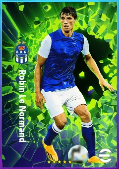 Robin Le Normand eFootball 2026 player card, 82 OVR CB