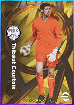 Thibaut Courtois eFootball 2026 player card, 86 OVR GK
