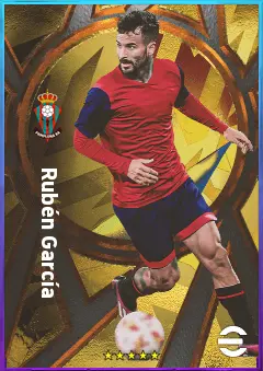Rubén García eFootball 2026 player card, 80 OVR LMF