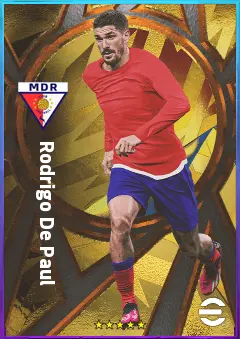 Rodrigo De Paul eFootball 2026 player card, 83 OVR CMF