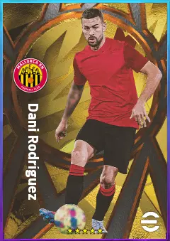 Dani Rodríguez eFootball 2026 player card, 78 OVR LMF