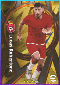 Lucas Robertone eFootball 2026 player card, 79 OVR CMF