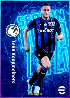 Teun Koopmeiners eFootball 2026 player card, 82 OVR DMF