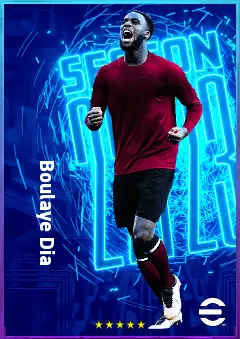Boulaye Dia eFootball 2026 player card, 79 OVR CF