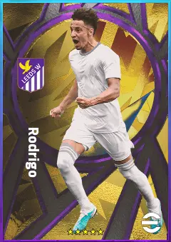Rodrigo eFootball 2026 player card, 78 OVR CF