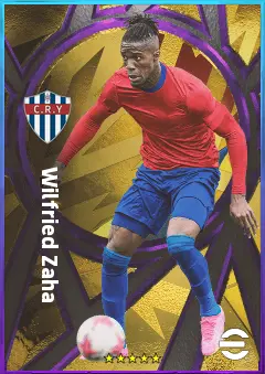 Wilfried Zaha eFootball 2026 player card, 81 OVR LWF