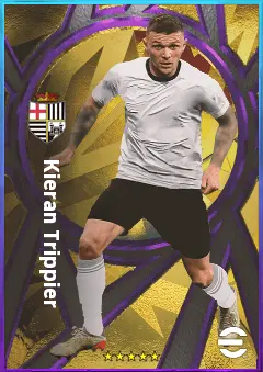 Kieran Trippier eFootball 2026 player card, 81 OVR RB