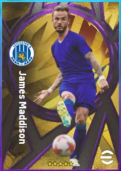 James Maddison eFootball 2026 player card, 82 OVR RMF