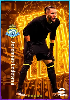 Jeremías Ledesma eFootball 2026 player card, 78 OVR GK