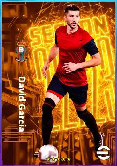 David García eFootball 2026 player card, 79 OVR CB