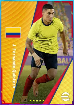 J. Fernando Quintero eFootball 2026 player card, 79 OVR AMF