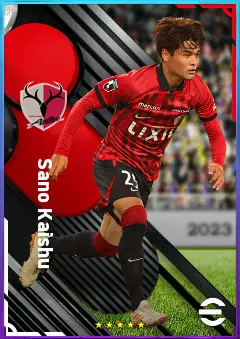 Sano Kaishu eFootball 2026 player card, 71 OVR DMF