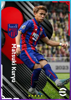 Matsuki Kuryu eFootball 2026 player card, 73 OVR CMF