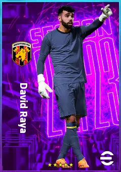 David Raya eFootball 2026 player card, 80 OVR GK