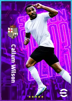 Callum Wilson eFootball 2026 player card, 80 OVR CF