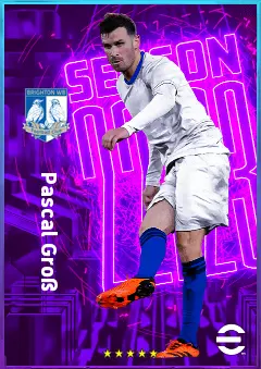 Pascal Groß eFootball 2026 player card, 79 OVR AMF